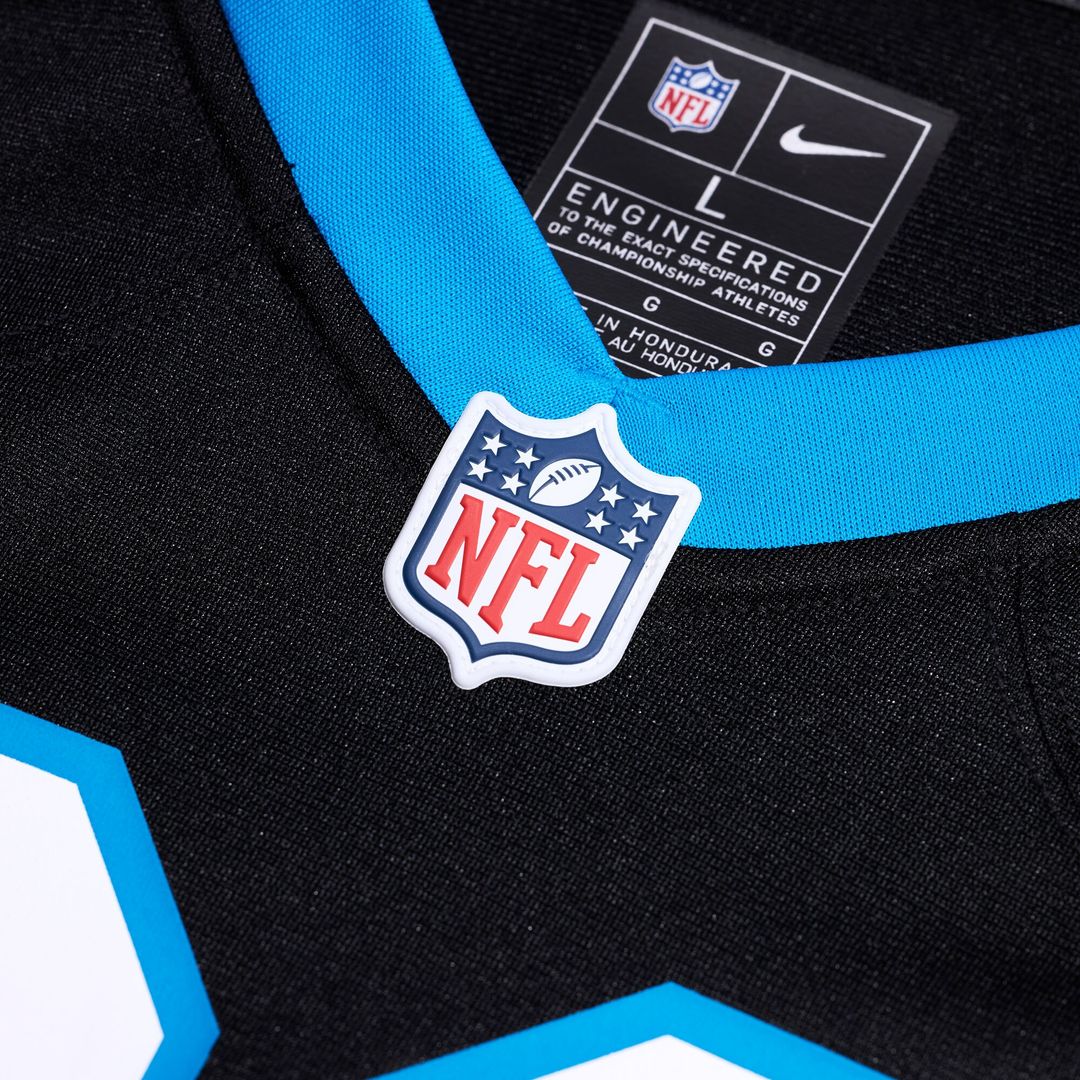 James Mitchell Carolina Panthers Team Game Jersey - Black