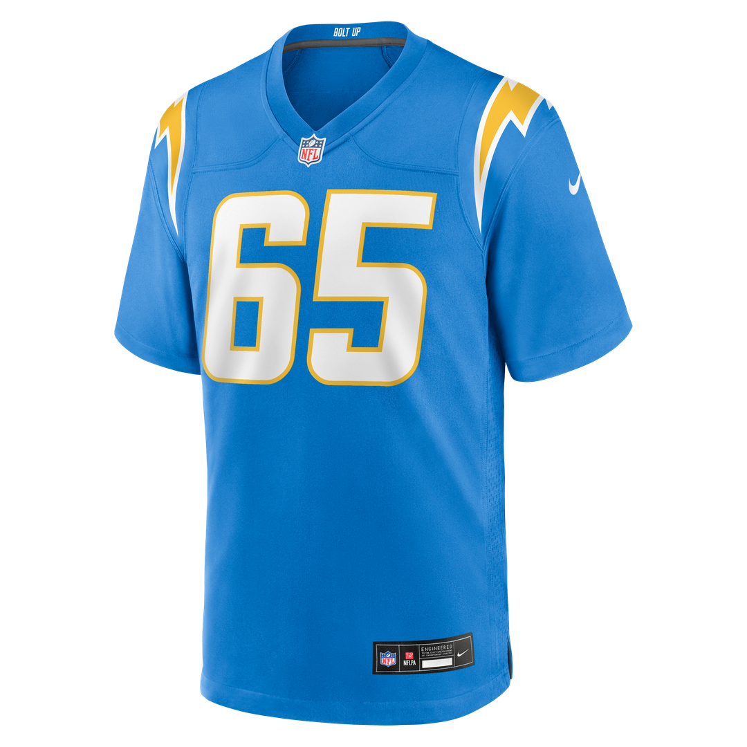 Logan Taylor Los Angeles Chargers Team Game Jersey - Powder Blue