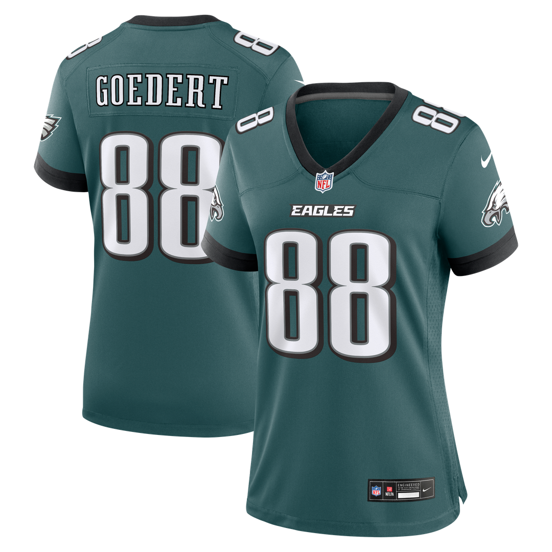 Dallas Goedert Philadelphia Eagles Women's Team Game Jersey - Midnight Green