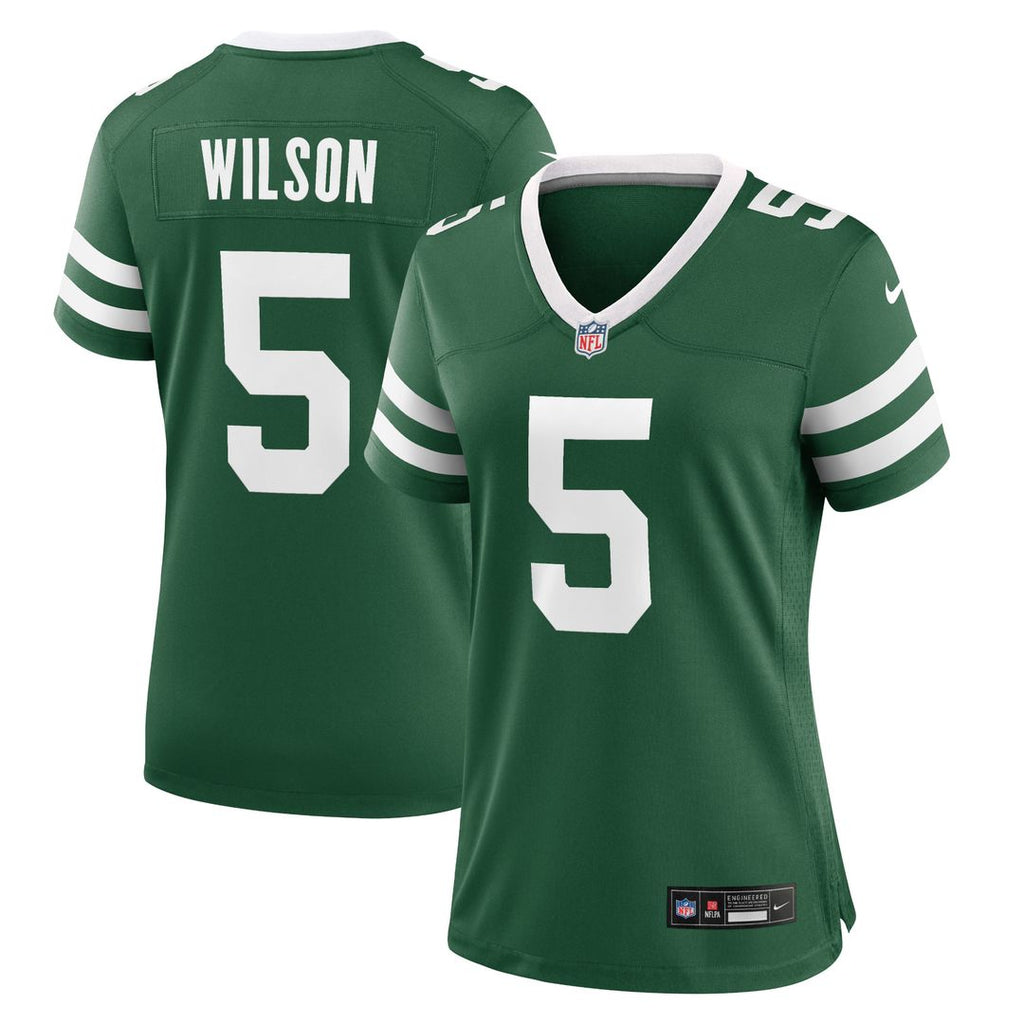 Garrett Wilson New York Jets Women's Alternate Game Jersey - Legacy Black