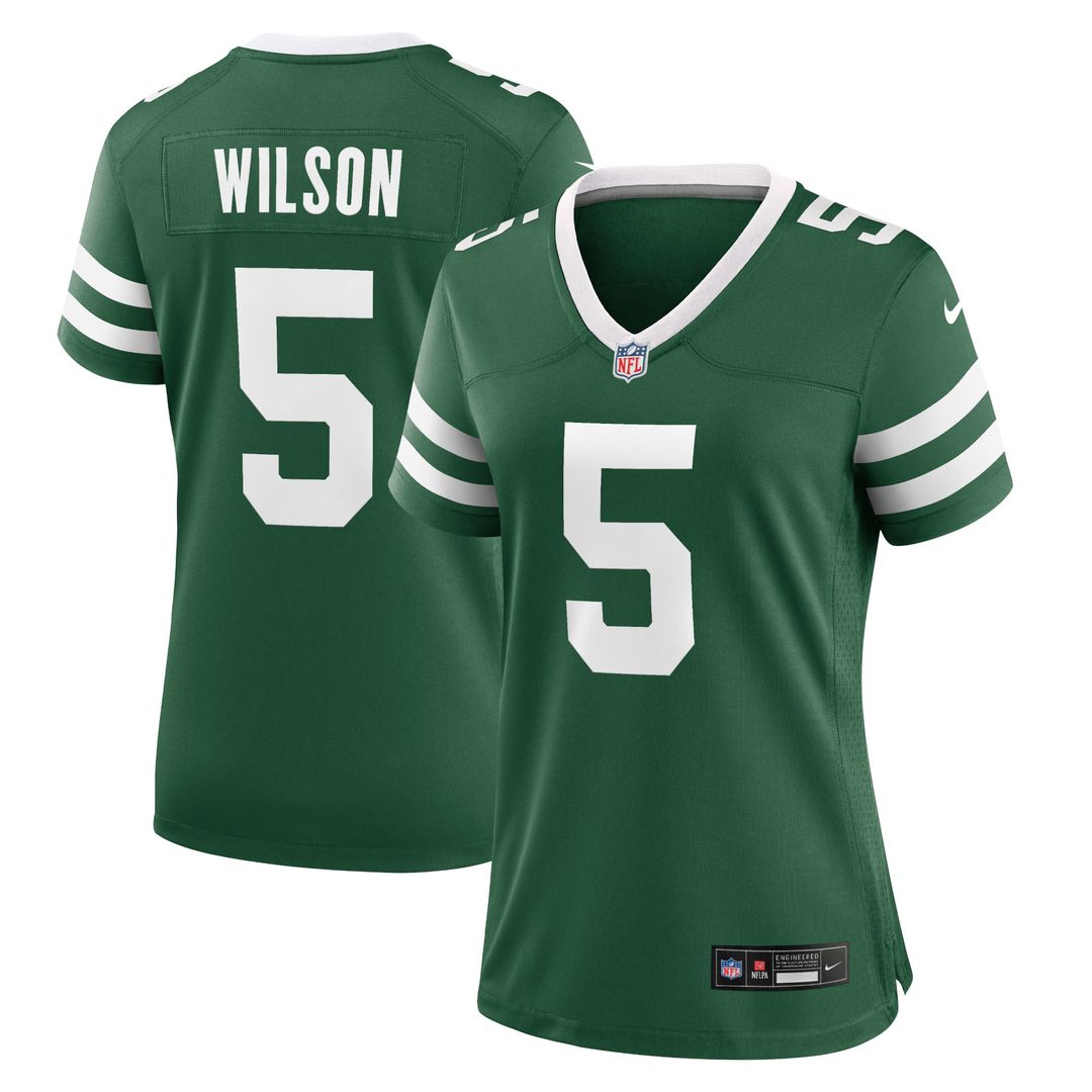 Garrett Wilson New York Jets Women's Alternate Game Jersey - Legacy Black