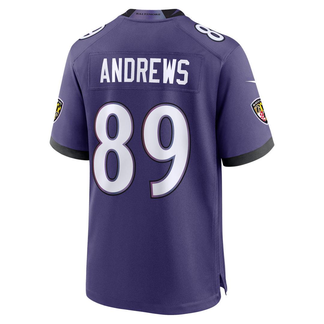 Mark Andrews Baltimore Ravens Team Game Jersey - Purple