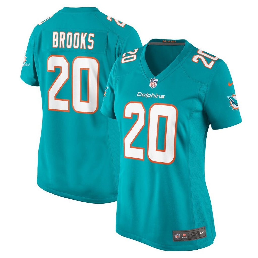 Jordyn Brooks Miami Dolphins Women's Game Jersey - Aqua