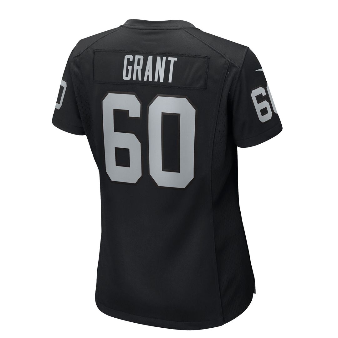 Charles Grant Las Vegas Raiders Women's Team Game Jersey - Black