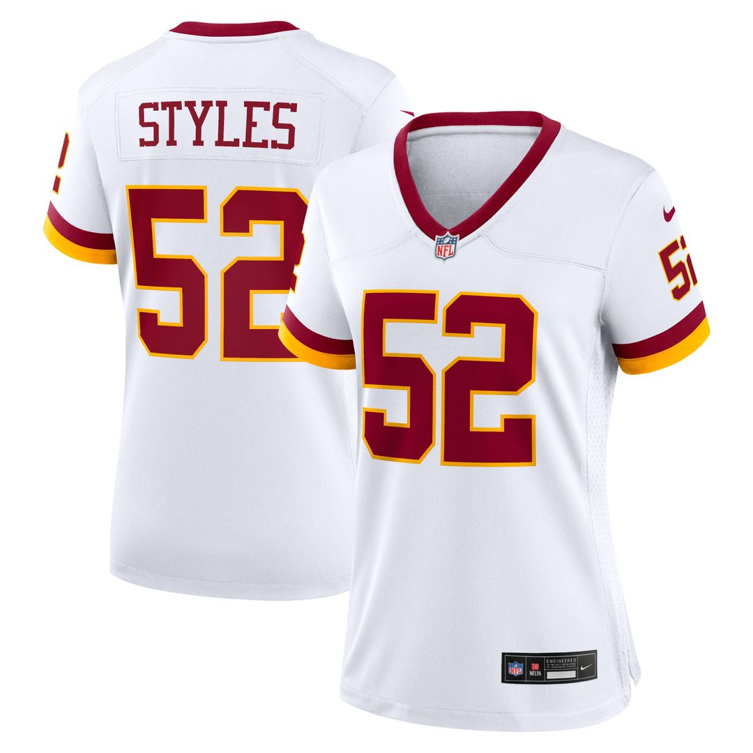 Sonny Styles Washington Commanders Women's Game Super Bowl Era Jersey - White