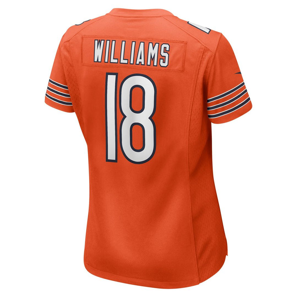 Caleb Williams Chicago Bears Women's Alternate Game Jersey - Orange