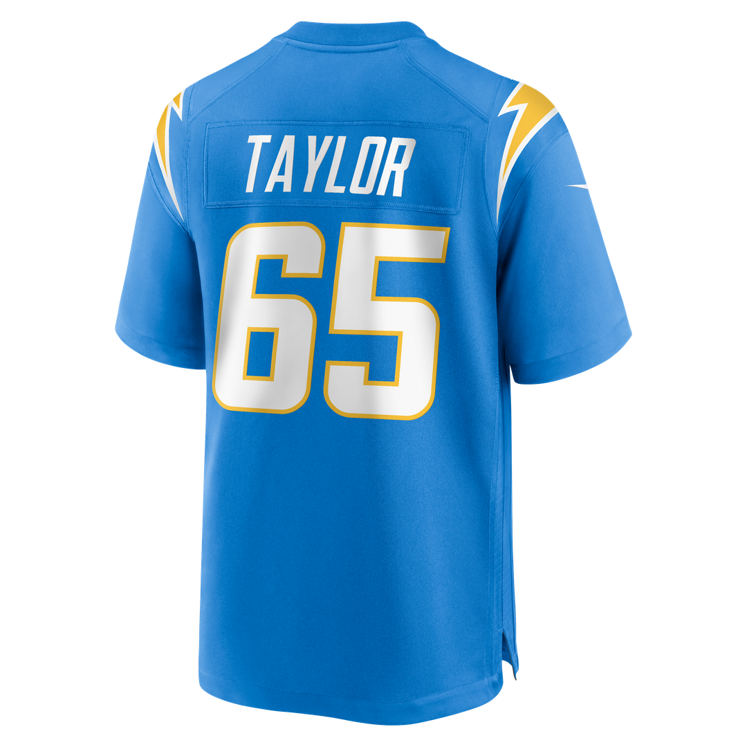 Logan Taylor Los Angeles Chargers Team Game Jersey - Powder Blue