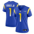 Emmanuel Forbes Jr. Los Angeles Rams Women's Team Game Jersey - Royal