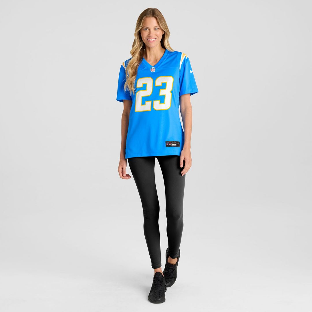 Tony Jefferson Los Angeles Chargers Women's Team Game Jersey - Powder Blue