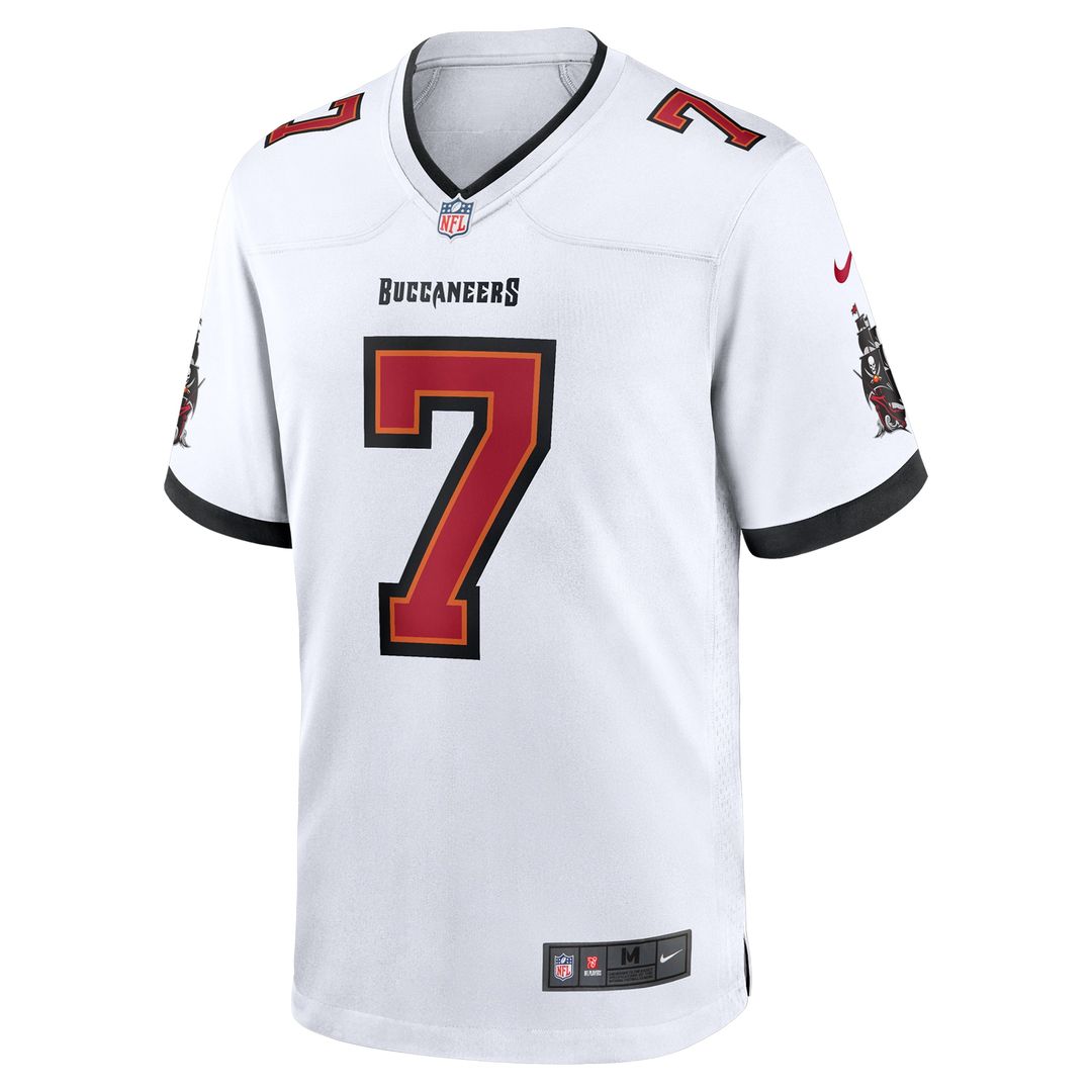 Bucky Irving Tampa Bay Buccaneers Game Jersey - White