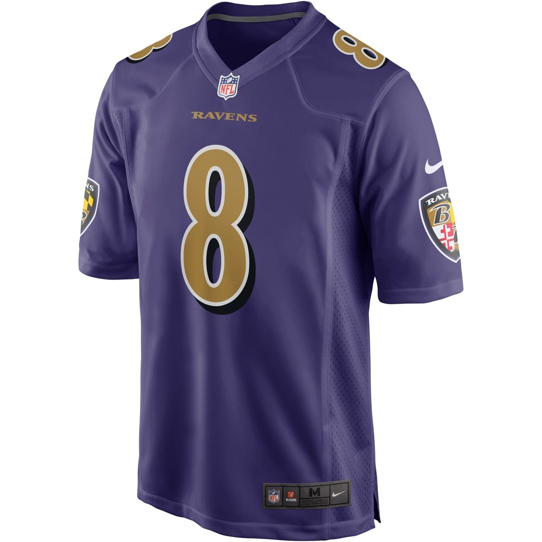 Lamar Jackson Baltimore Ravens Alternate Game Jersey - Purple