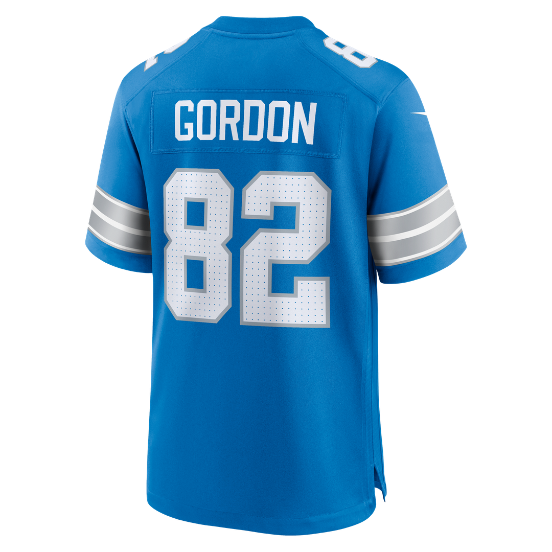 Thomas Gordon Detroit Lions Team Game Jersey - Blue