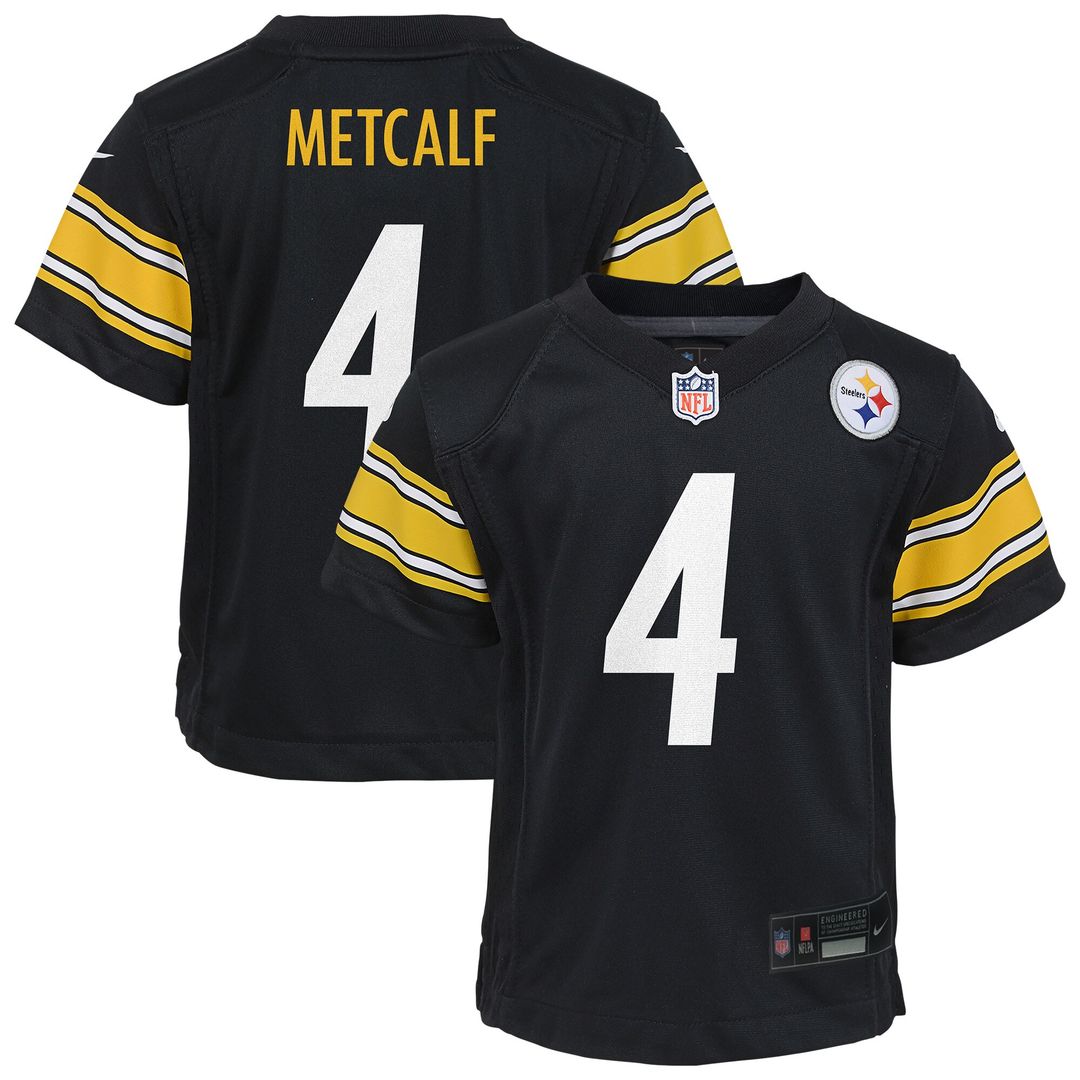D.K. Metcalf Pittsburgh Steelers Preschool Team Game Jersey - Black
