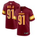 Deatrich Wise Jr. Washington Commanders Team Game Jersey - Burgundy