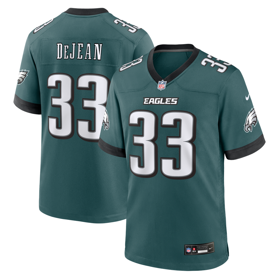 Cooper DeJean Philadelphia Eagles Team Game Jersey - Midnight Green