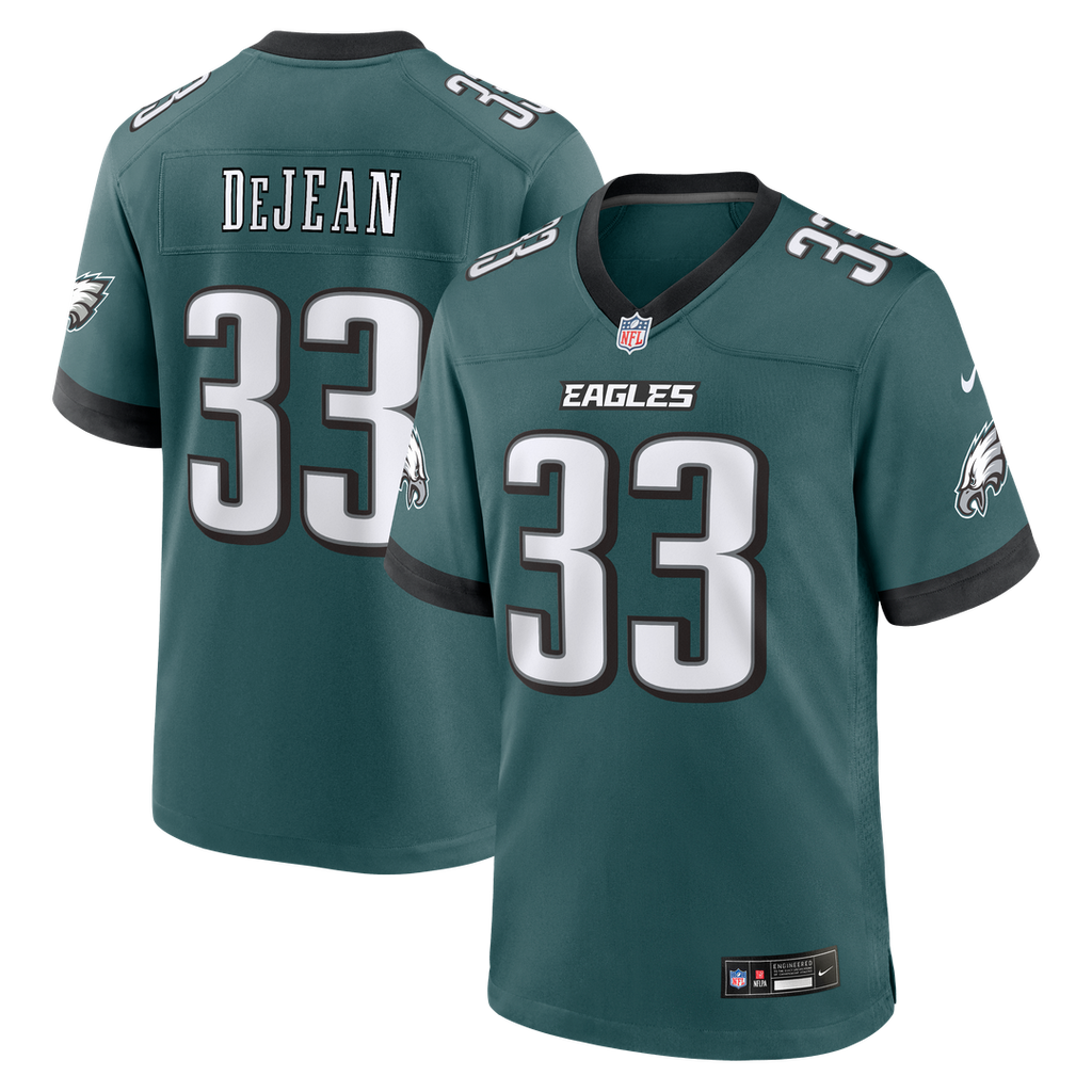 Cooper DeJean Philadelphia Eagles Team Game Jersey - Midnight Green
