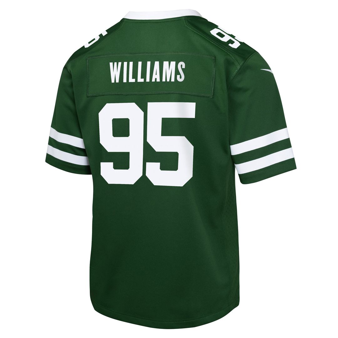 Quinnen Williams New York Jets Youth Game Jersey - Black