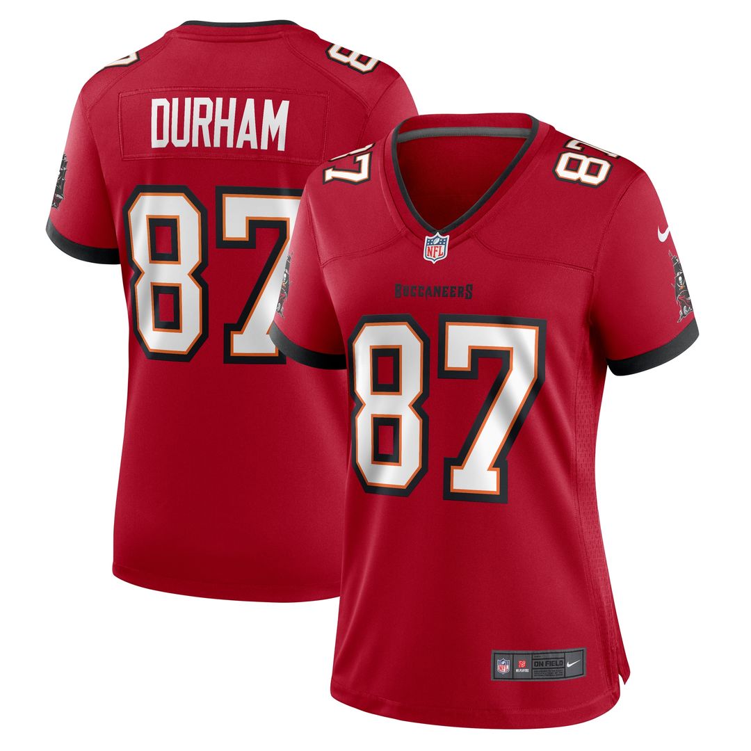Payne Durham Tampa Bay Buccaneers Women's Game Jersey - Red