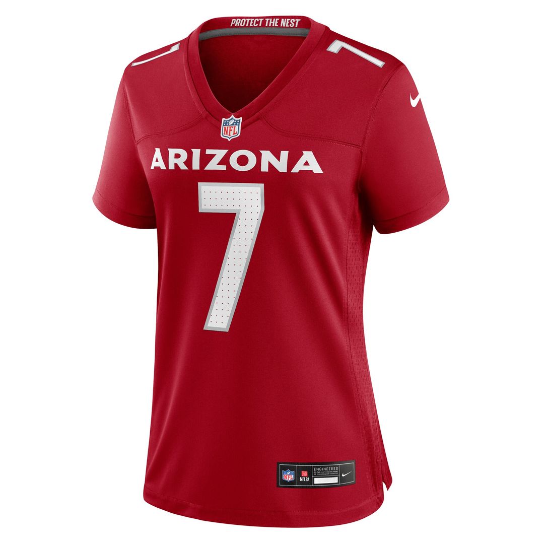 Jacoby Brissett Arizona Cardinals Women's Team Game Jersey - Cardinal