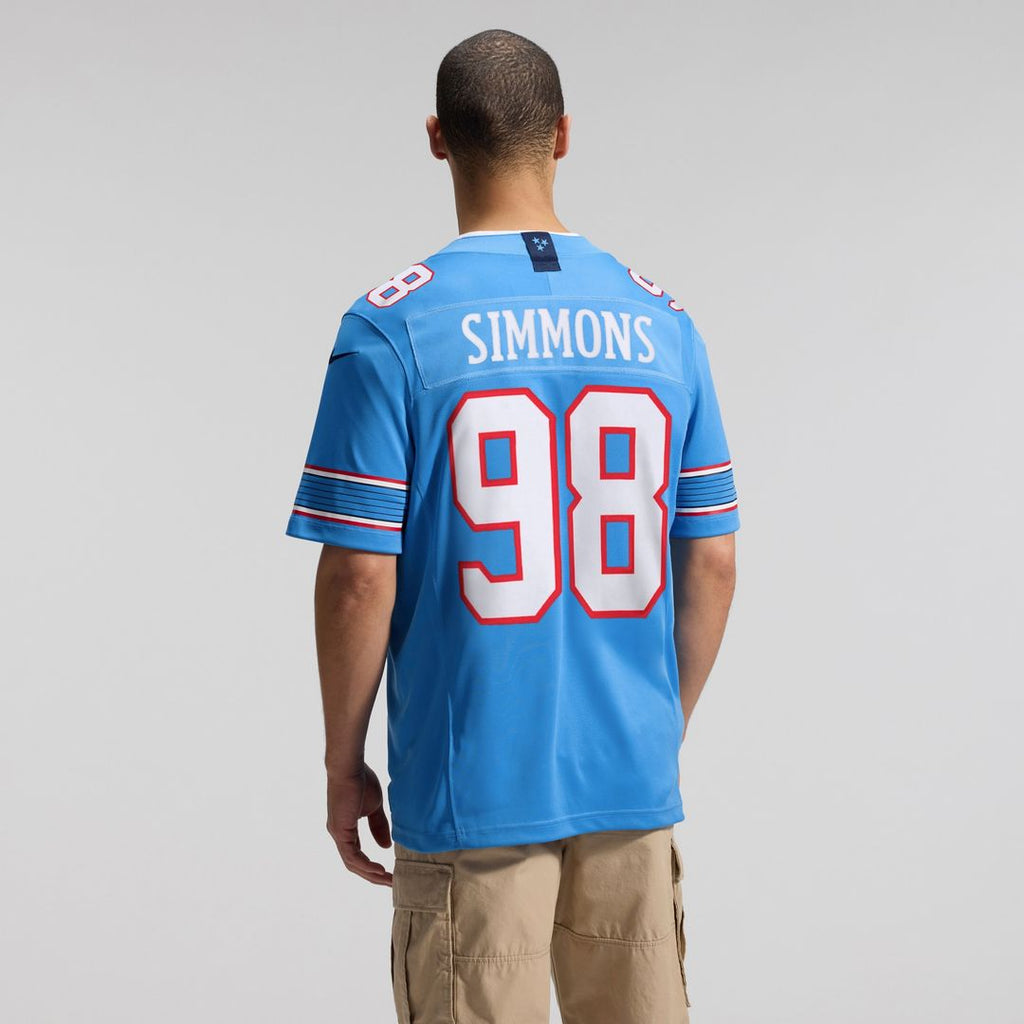 Jeffery Simmons Tennessee Titans Vapor F.U.S.E. Stitched Limited Jersey - White