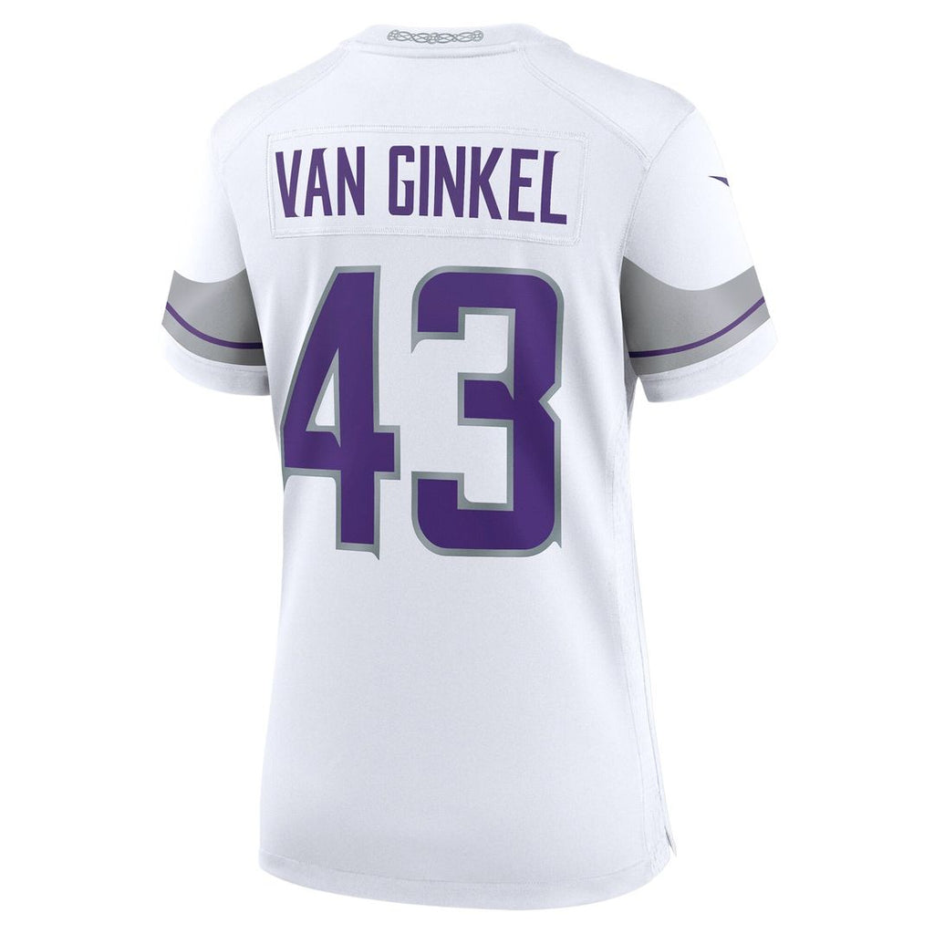 Andrew Van Ginkel Minnesota Vikings Women's Alternate Game Jersey - White