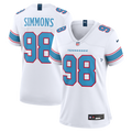 Jeffery Simmons Tennessee Titans Women's Game Jersey - White