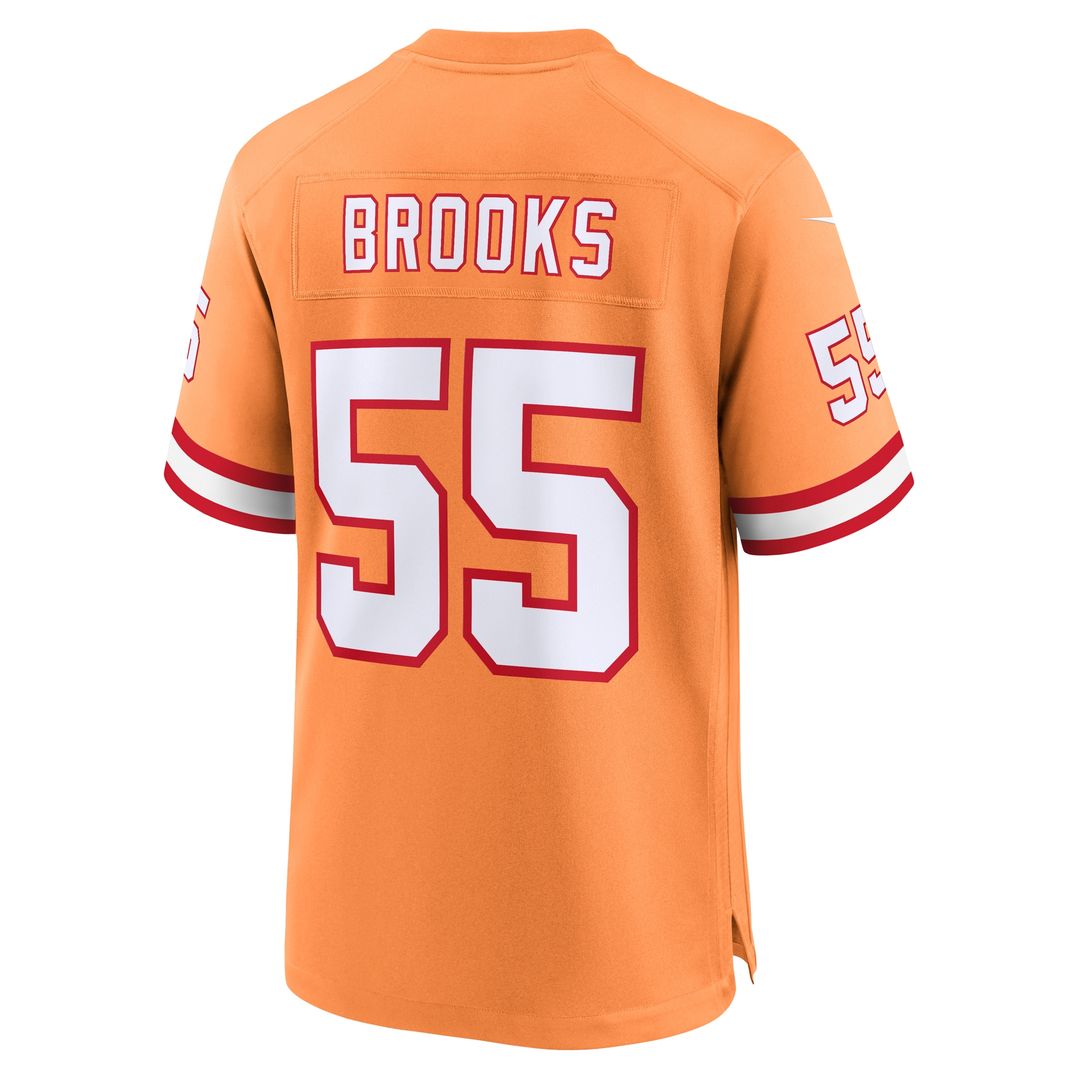 Derrick Brooks Tampa Bay Buccaneers Throwback Game Jersey - Orange