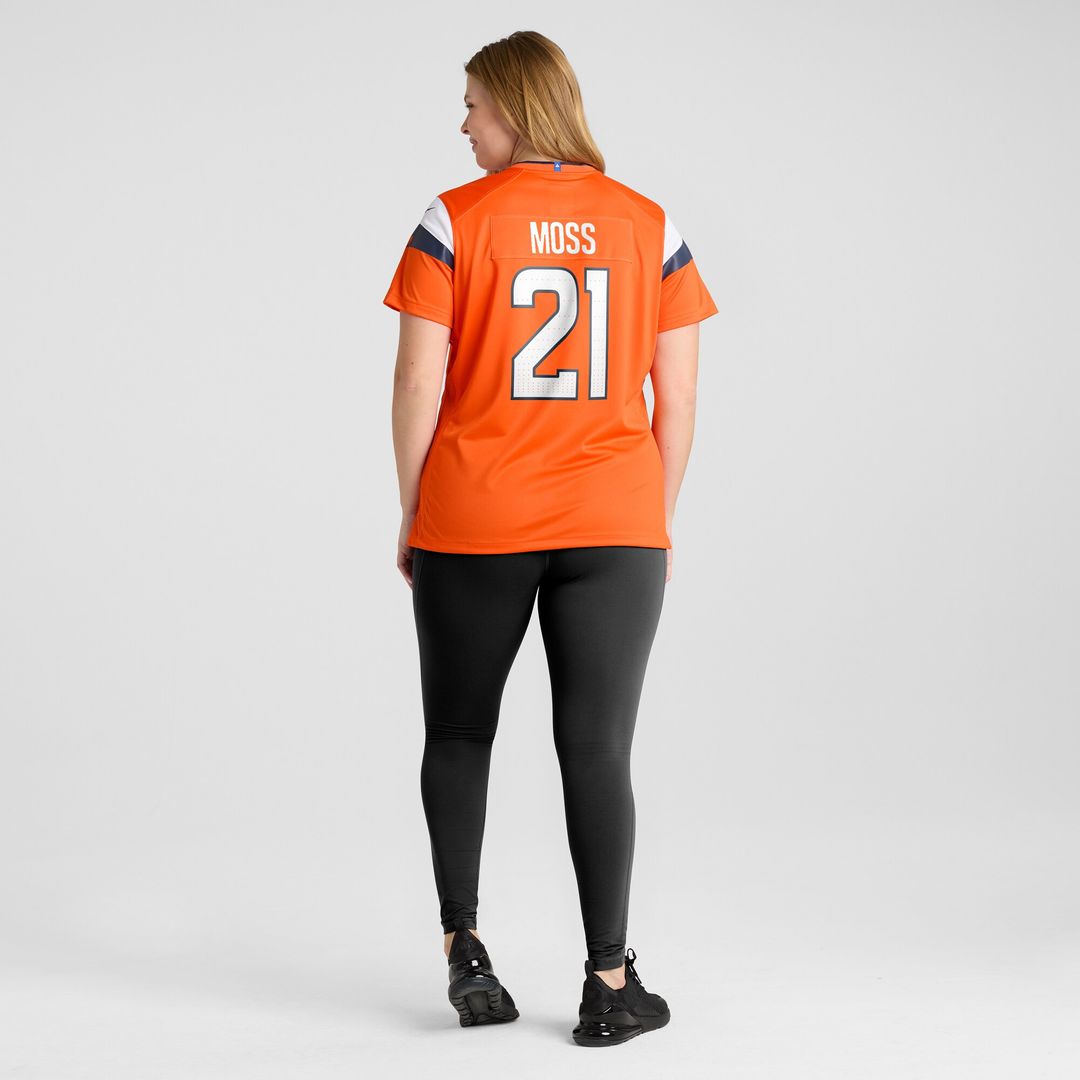 Riley Moss Denver Broncos Women's Team Game Jersey - Orange