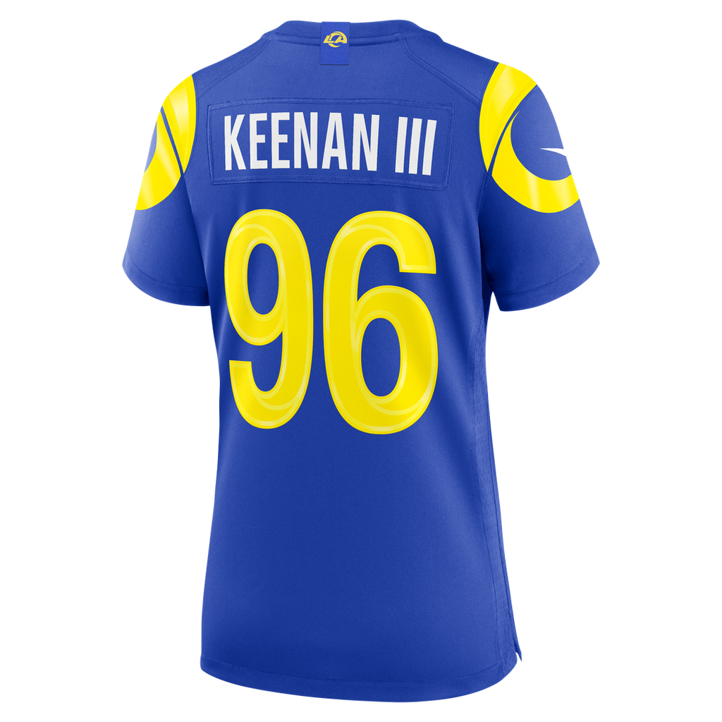 Tim Keenan III Los Angeles Rams Women's Team Game Jersey - Royal