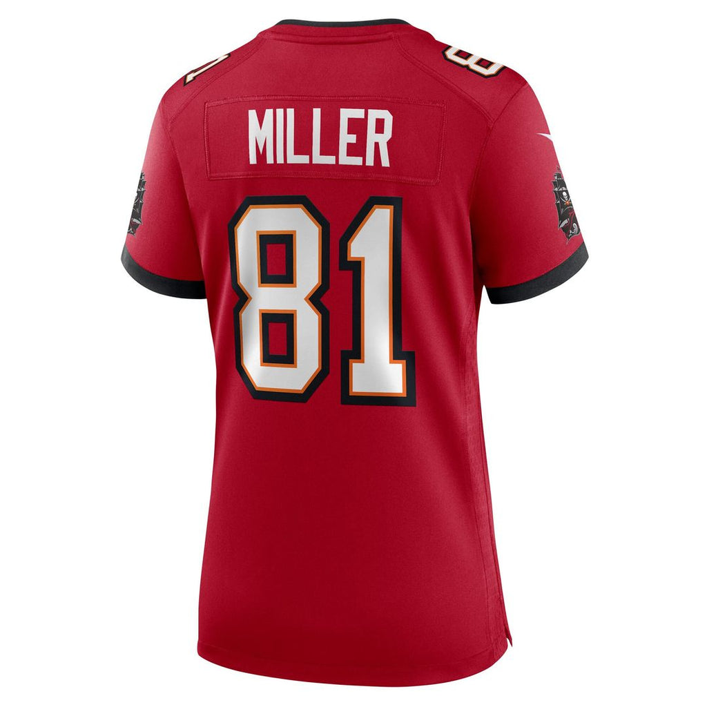 Ryan Miller Tampa Bay Buccaneers Women's Team Game Jersey - Red