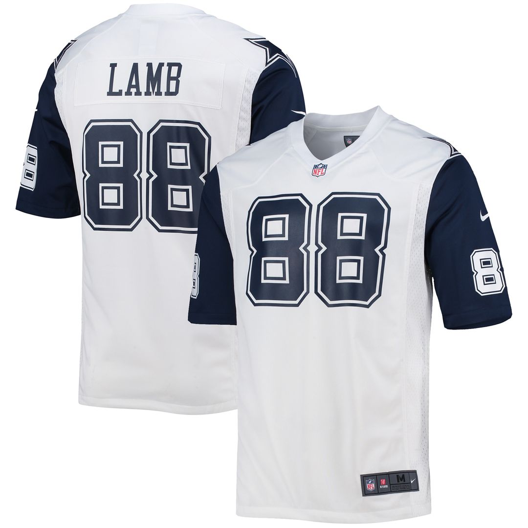CeeDee Lamb Dallas Cowboys Alternate Game Team Jersey - White