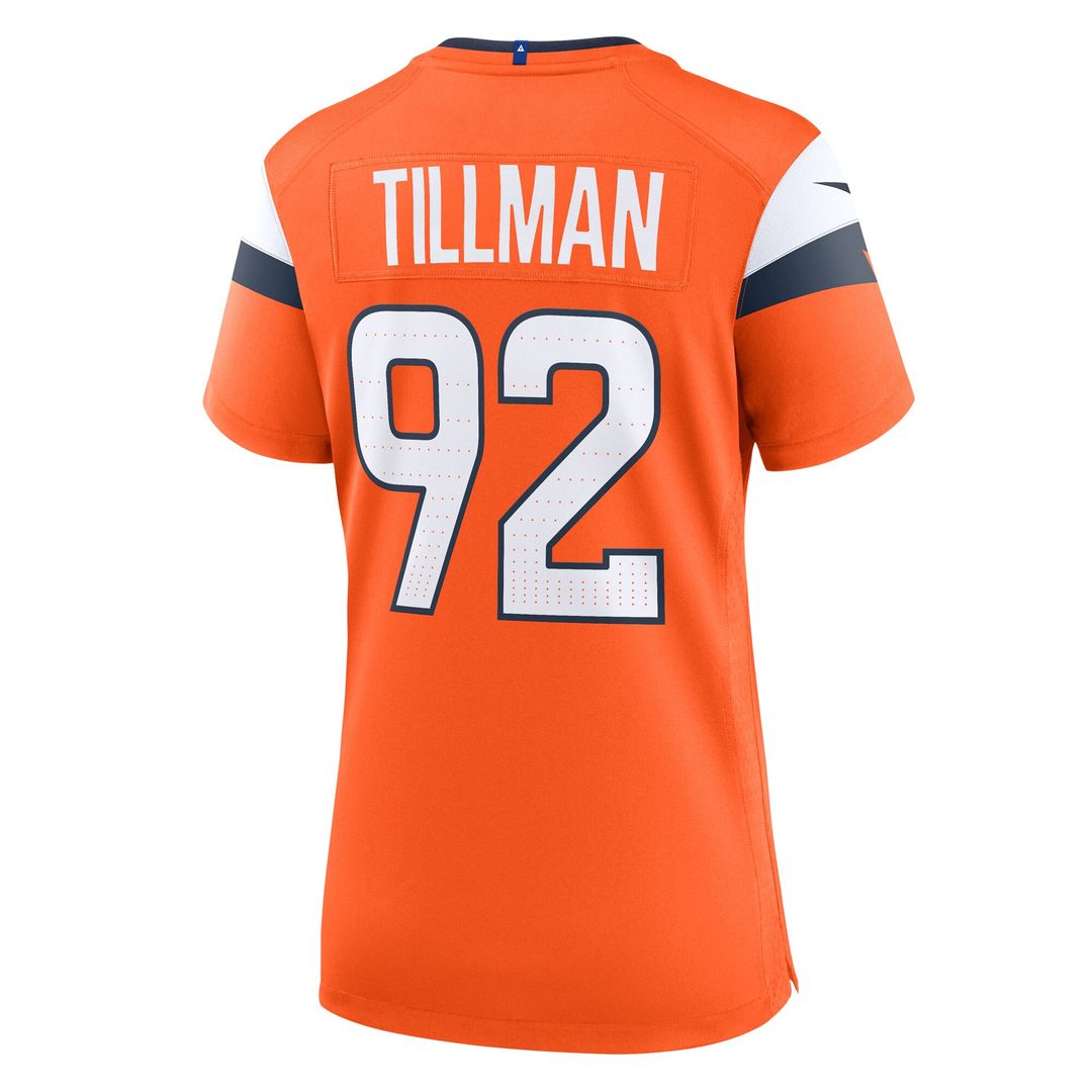 Dondrea Tillman Denver Broncos Women's Team Game Jersey - Orange