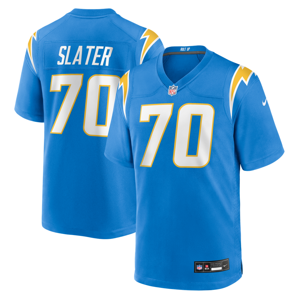 Rashawn Slater Los Angeles Chargers Game Jersey - Powder Blue