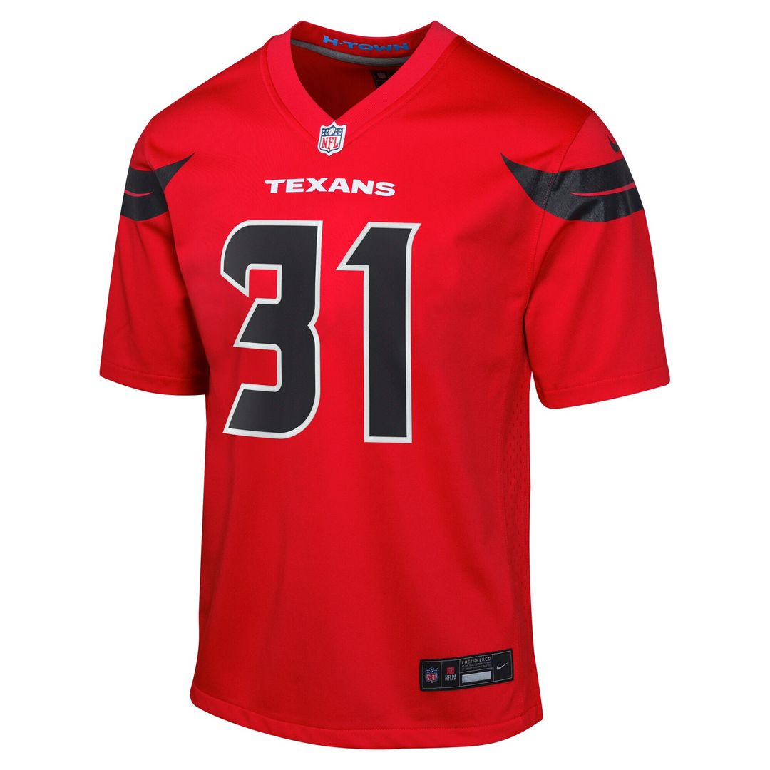 Dameon Pierce Houston Texans Youth Game Jersey - Navy