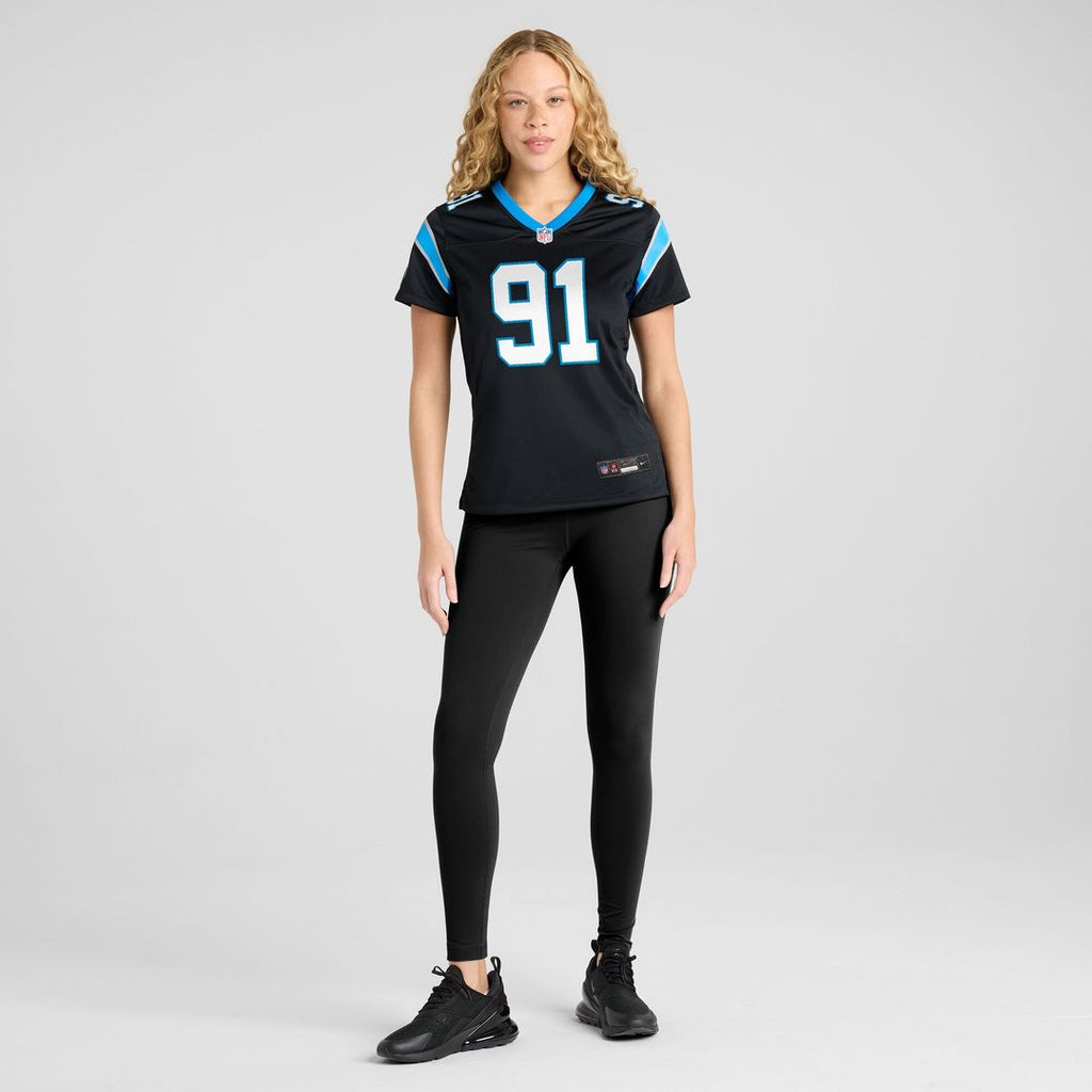 Patrick Jones II Carolina Panthers Women's Team Game Jersey - Black