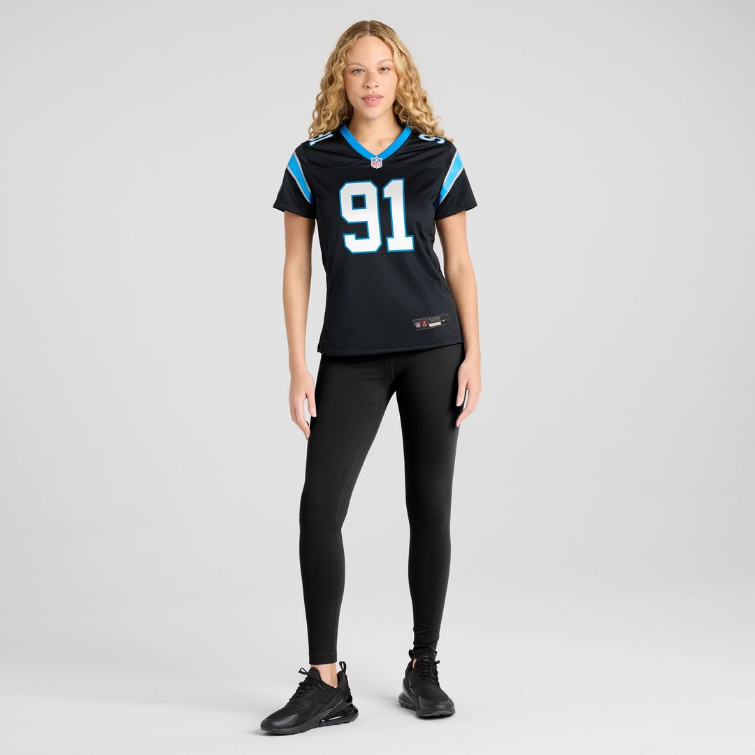 Patrick Jones II Carolina Panthers Women's Team Game Jersey - Black