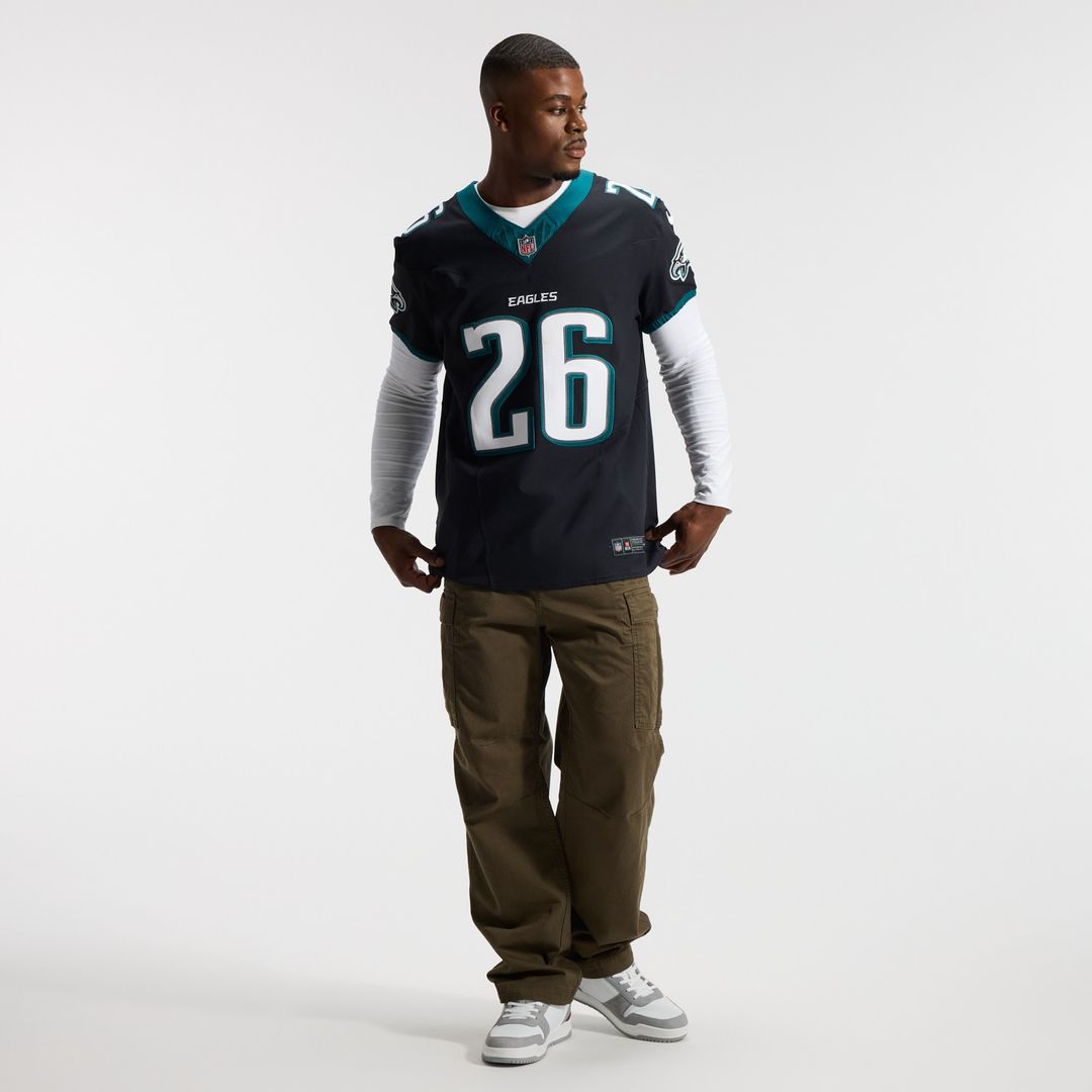 Saquon Barkley Philadelphia Eagles Alternate Vapor F.U.S.E. Elite Jersey - Black