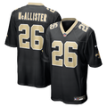 Deuce McAllister New Orleans Saints Game Retired Player Jersey - Black