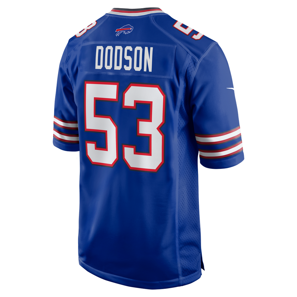 Tyrel Dodson Buffalo Bills Game Player Jersey - Royal