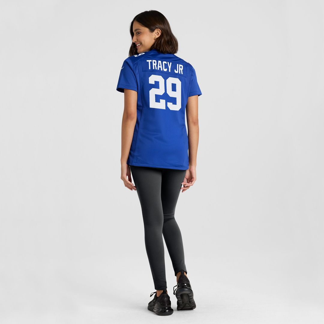 Tyrone Tracy Jr. New York Giants Women's Game Jersey - Royal