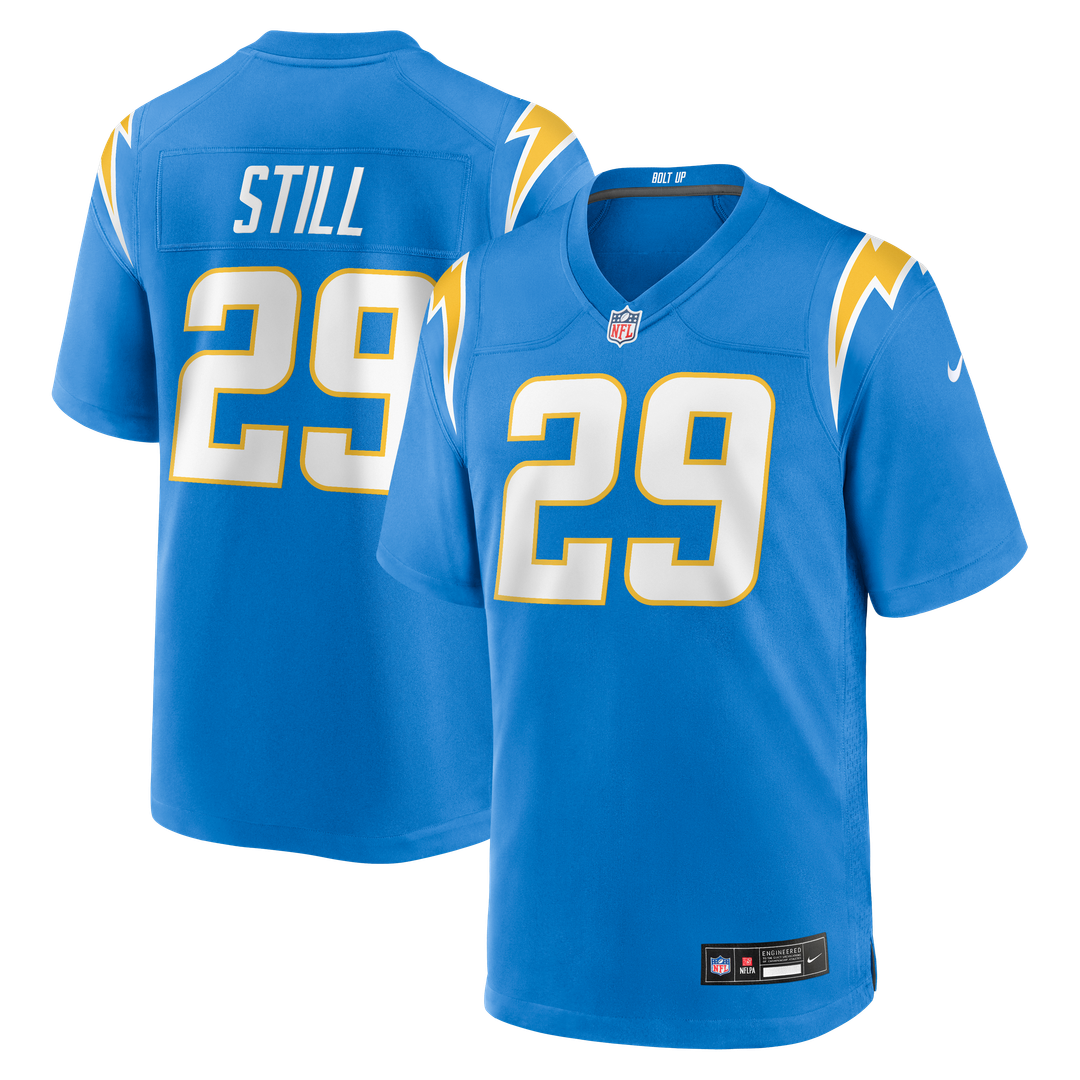 Tarheeb Still Los Angeles Chargers Team Game Jersey - Powder Blue
