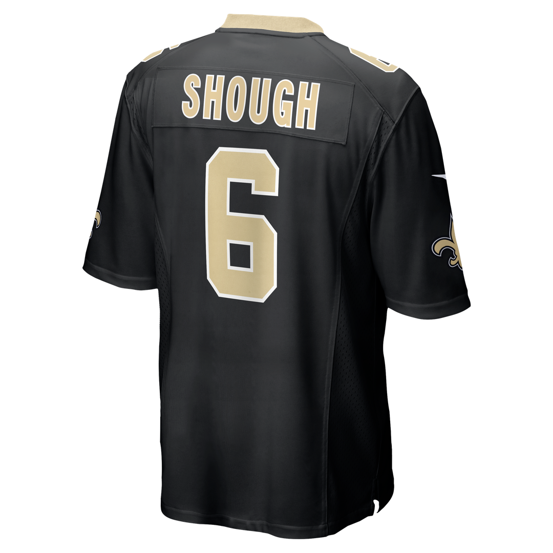 Tyler Shough New Orleans Saints Game Jersey - Black