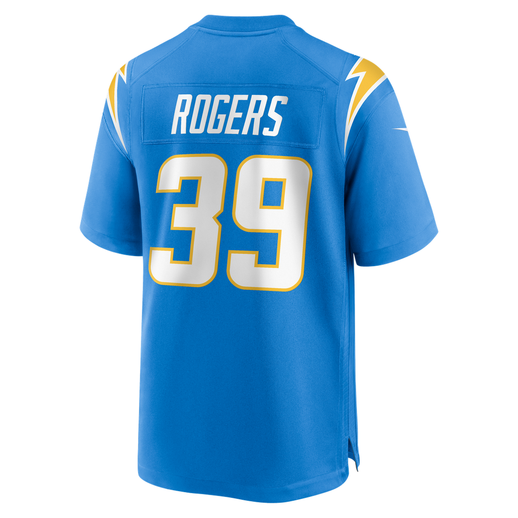 Eric Rogers Los Angeles Chargers Team Game Jersey - Powder Blue