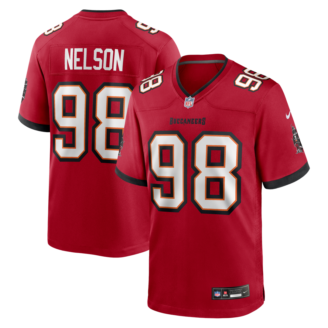 Anthony Nelson Tampa Bay Buccaneers Game Jersey - Red