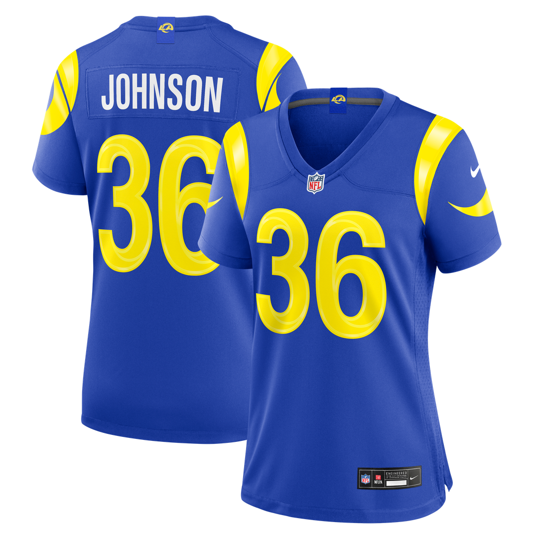 Alex Johnson Los Angeles Rams Women's Team Game Jersey - Royal