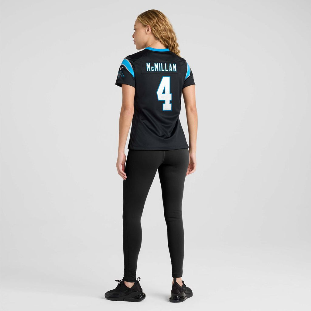 Tetairoa McMillan Carolina Panthers Women's Team Game Jersey - Black