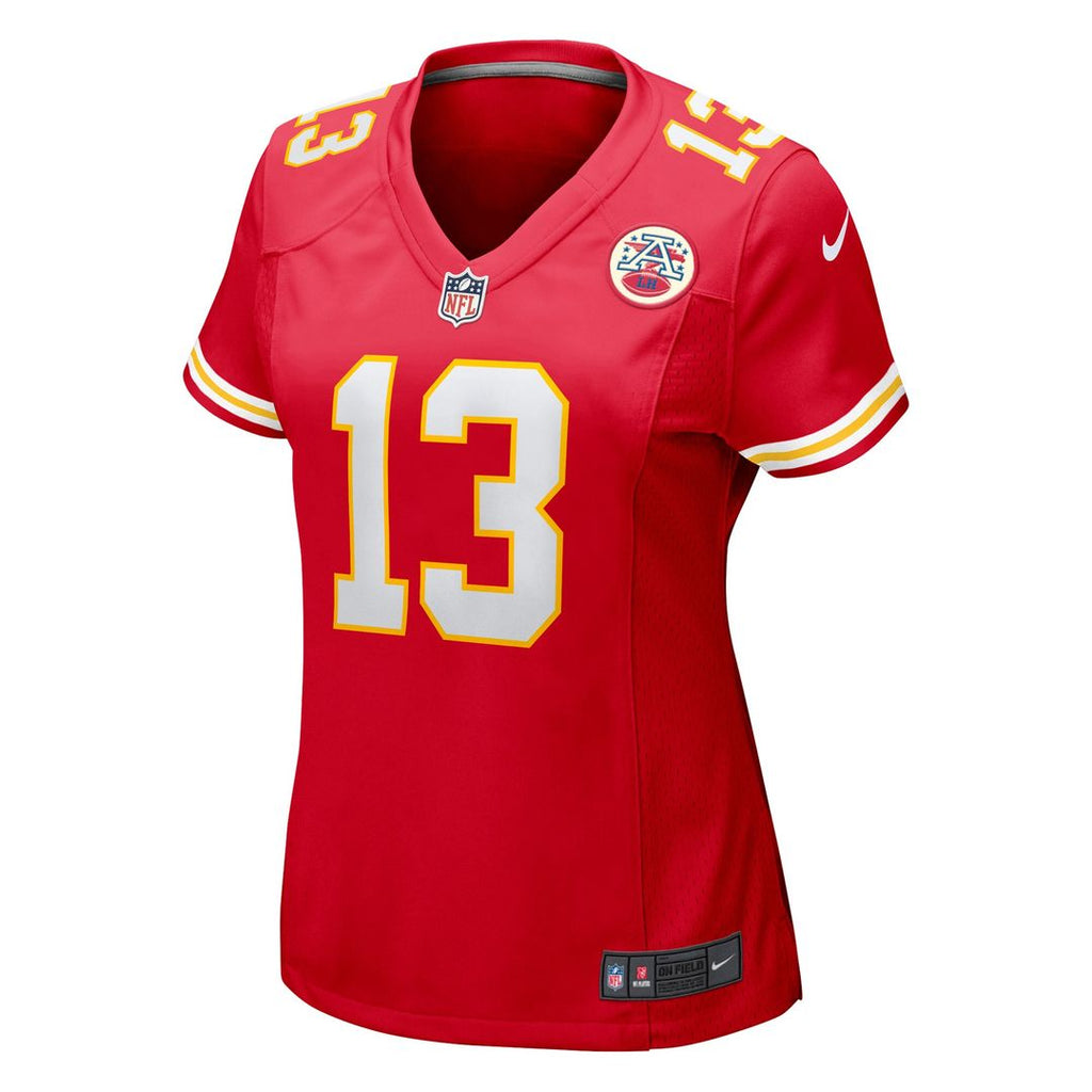 Nazeeh Johnson Kansas City Chiefs Women's Game Player Jersey - Red
