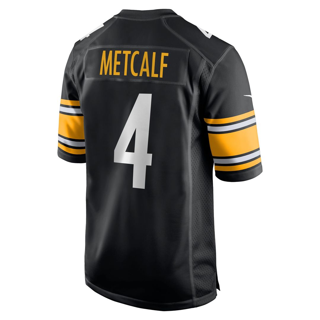 DK Metcalf Pittsburgh Steelers Youth Game Jersey - Black