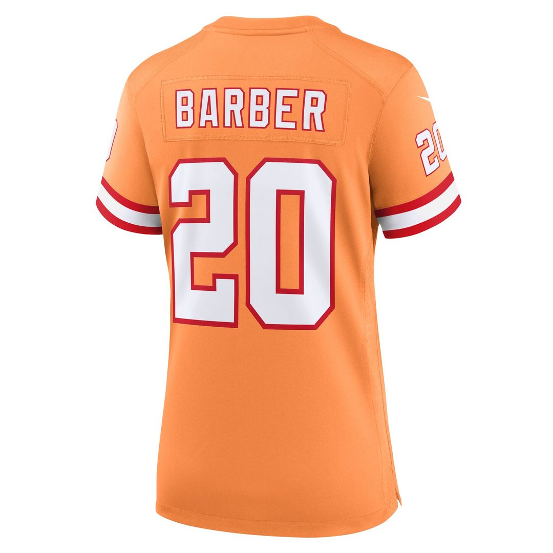 Ronde Barber Tampa Bay Buccaneers Women's Throwback Game Jersey - Orange