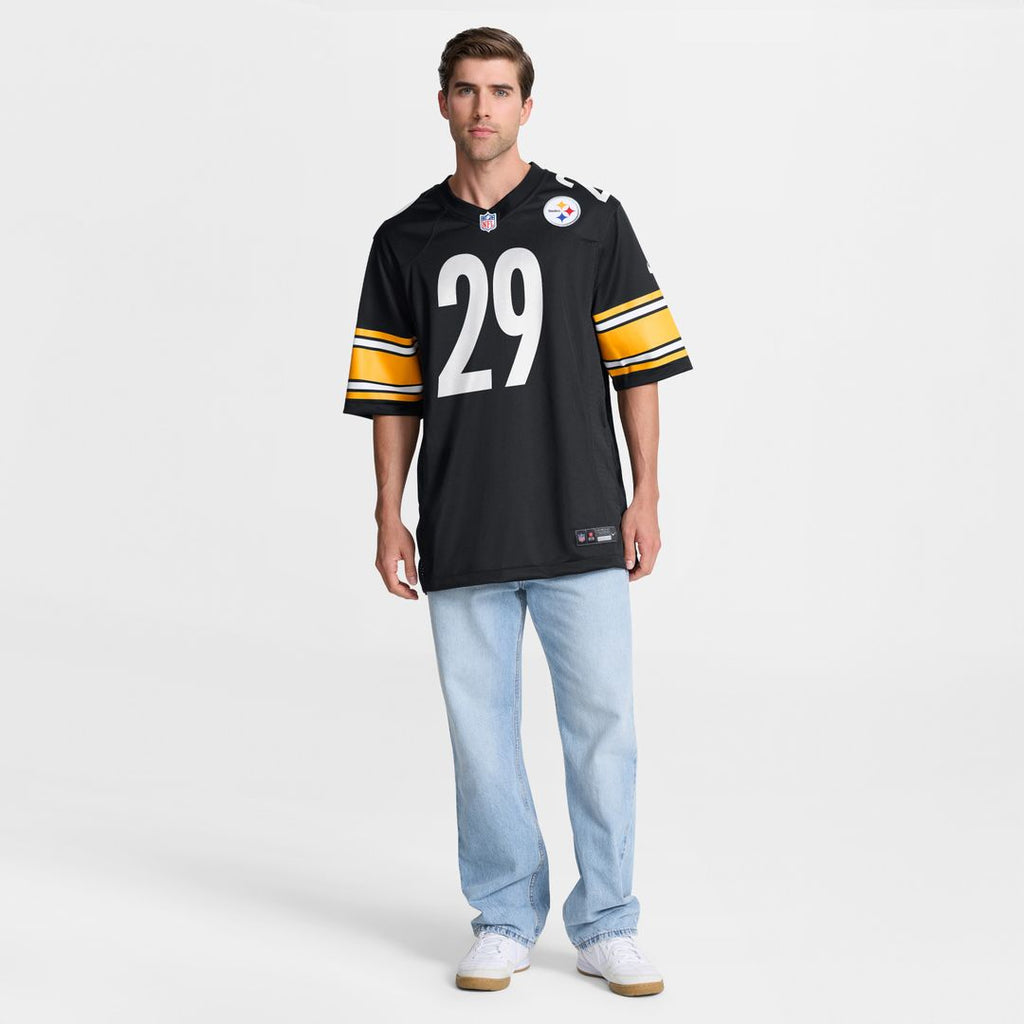 Ryan Watts Pittsburgh Steelers Game Jersey - Black
